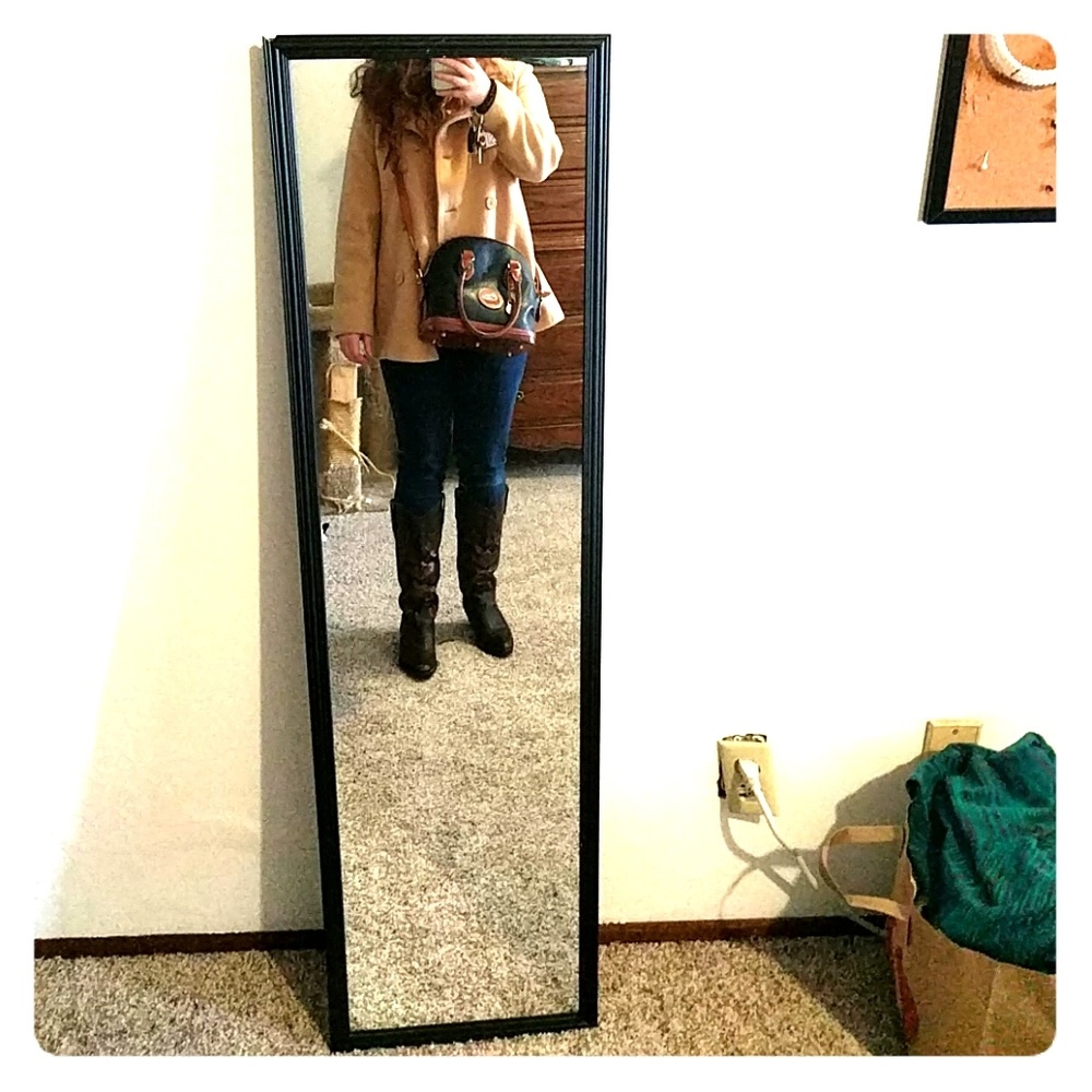 Camel colored wool jacket